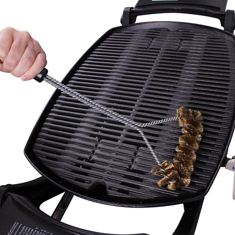 USA Brushware Medium Brass Spiral Barbecue Brush