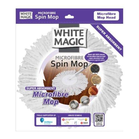 White Magic Microfibre Mop Head