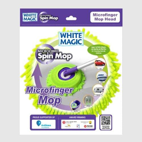 White Magic Microfinger Mop Head