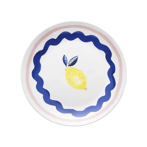 Riviera Side Plate 20.5cm Lemon