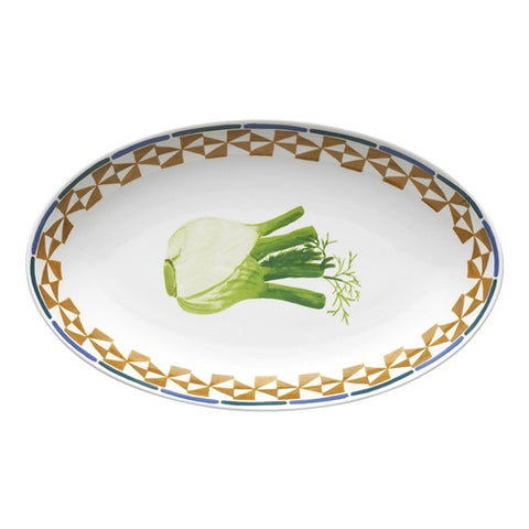 Valentina Oval Serve Platter 32cm Onion