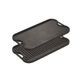 Cast Iron Reversible Grill/Griddle Plate 20X10.44 Inch