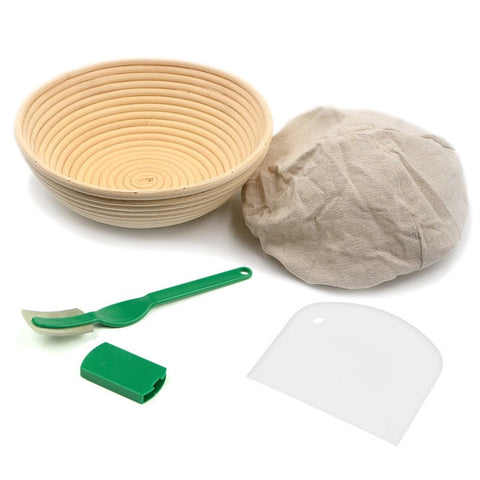 Round 23cm Bread Banneton Set