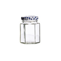 Hexagonal Twist Top Jar 110ml