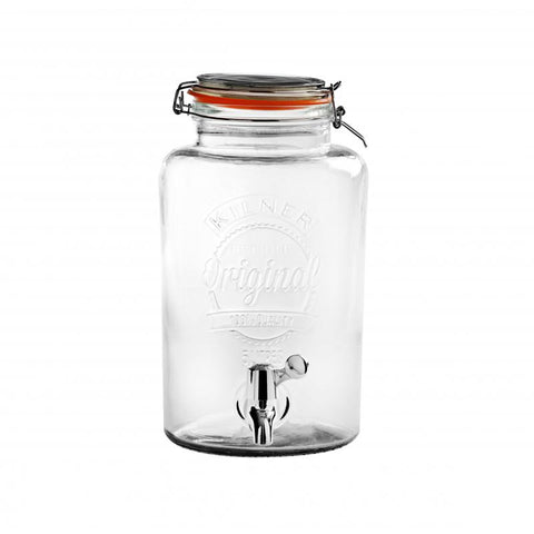 Round Storage Jar With Dispensing Tap