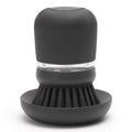 Dish Brush With Suction Cup Holder