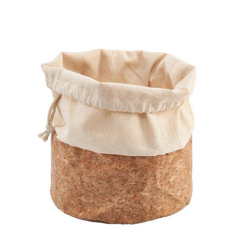 Canvas Basket With String Small