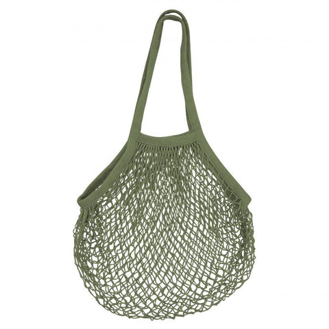 Long Handle String Bag Olive
