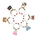 Wine Charms-Handbags Set of 6