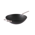 Black Iron Carbon Steel Wok 30cm