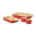 4pc Baking Set - Red