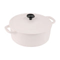 Macaron Collection 24cm Casserole - Antique Cream