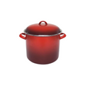 Enamel Stock Pot 24x20cm / 8.2L - Red