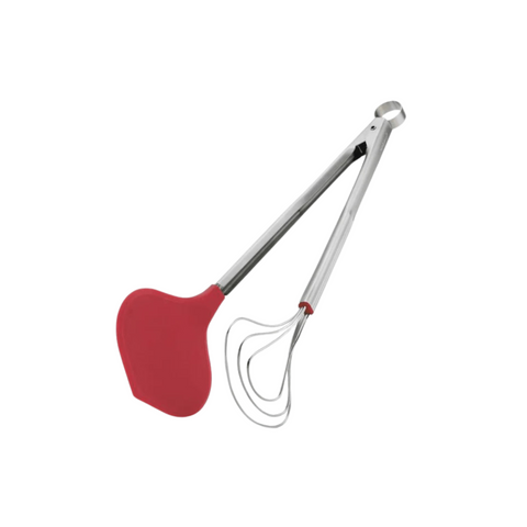 Silicon Fish Tongs - Red