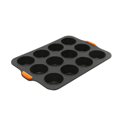 Silicone 12 Cup Muffin Pan 35.5X24.5Xm (6.5X3.5cm)