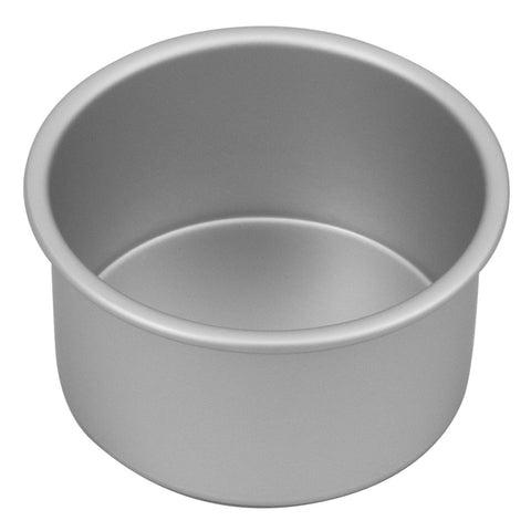 Silver Anodised Round Cake Pan 12.5X7.5Cm