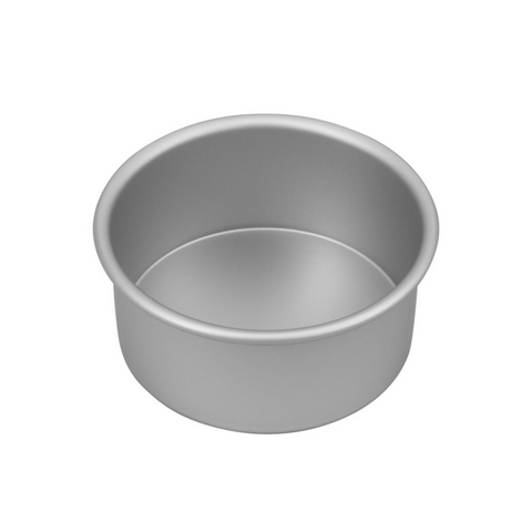 Silver Anodised Round Cake Pan - 8 Sizes