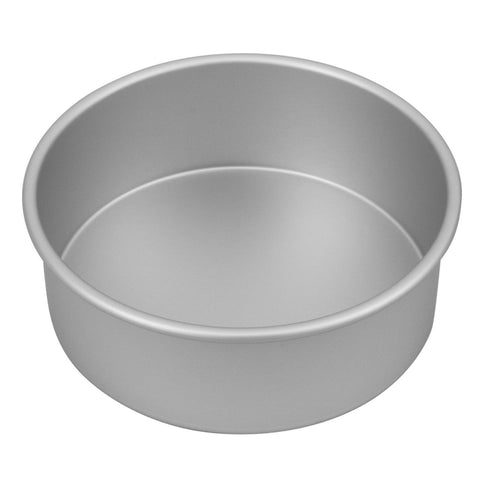 Silver Anodised Round Cake Pan - 8 Sizes