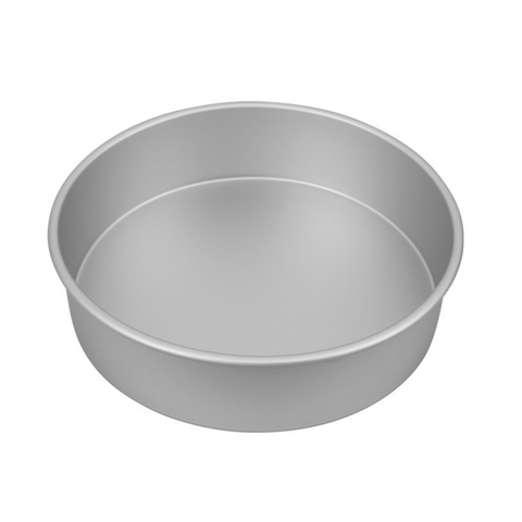 Silver Anodised Round Cake Pan - 8 Sizes