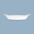 Oval Au Gratin Dish 17.5Cm - New Bone