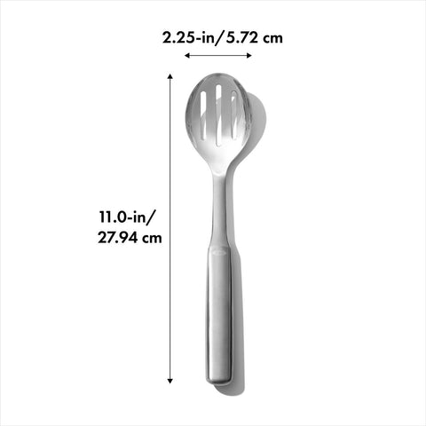 STEEL Slotted Serving Spoon