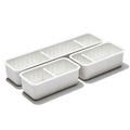 3-Piece Slim Adjustable Drawer Bin Set