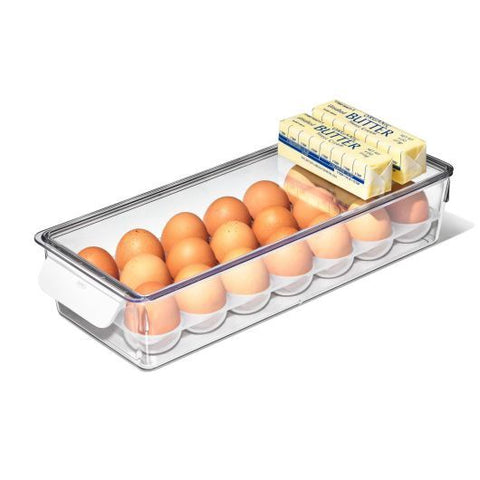 Egg Bin with Removable Tray