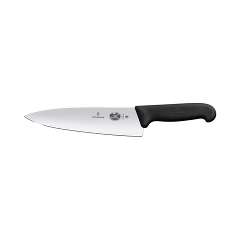 Cooks Carving Knife, 20cm, Extra Wide Blade, Fibrox - Black