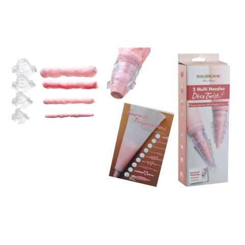 Deco Icing Twist Nozzle Set