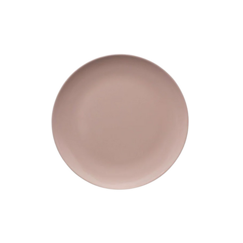 Single Colour Melamine Plate, 20cm - Pastel Pink