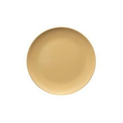 Single Colour Melamine Dinner Plate, 25cm - Buttercup