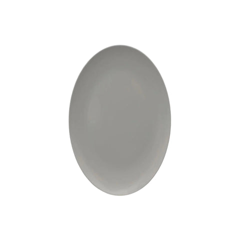 Single Colour Melamine Dinner Plate, 25cm - Dusty Grey