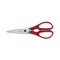 Kitchen Shears 20Cm O/A Stainless Red Nylon Handles