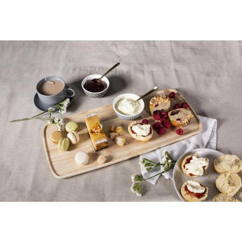 Rectangular Serving Platter 50x22x1.5cm - Rubberwood