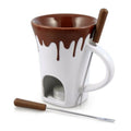 Nostalgia 4 Piece Chocolate Fondue Mug Set