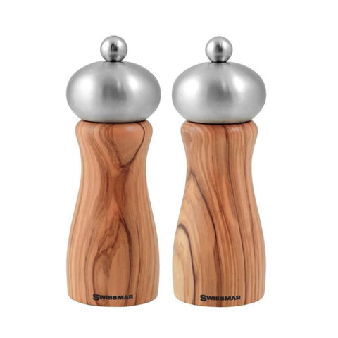 Belle Olive Wood Salt & Pepper Mill 15cm