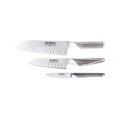 Global Classic 3 Piece Santoku Knife Set