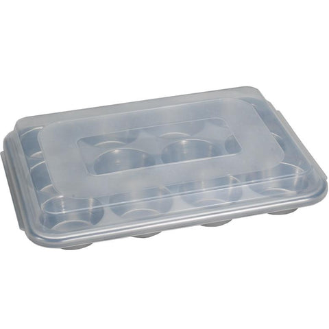 12-Cup Muffin Pan With High-Domed Lid