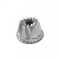 Kugelhopf Bundt Pan - Sparkling Silver