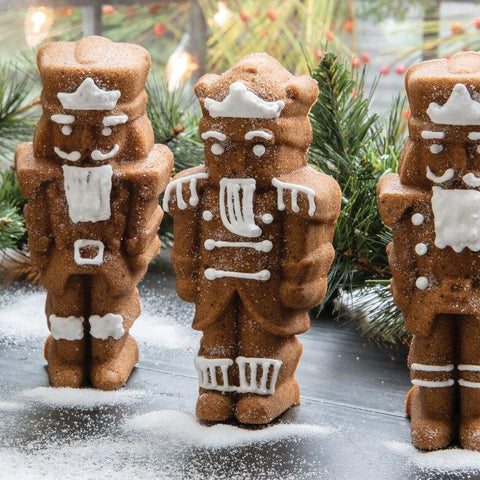 Nutcracker Sweets Cakelet Pan - Sparkling Silver