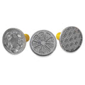 Citrus Cookie Stamps, 7.6 x 7.6 x 8.6cm - Cast Aluminium with Wodden handle