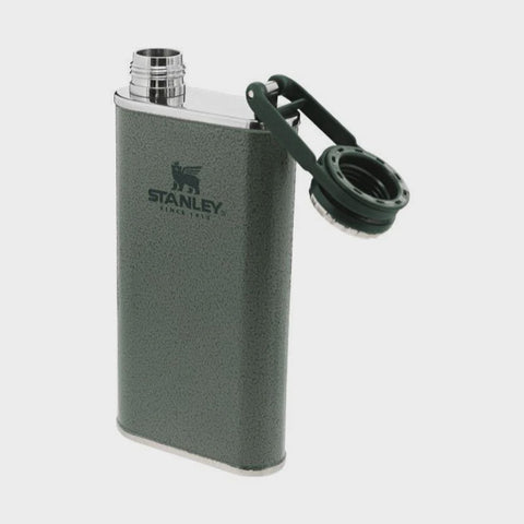 Classic Flask Easy Fill Wide Mouth Flask - 230ml Green
