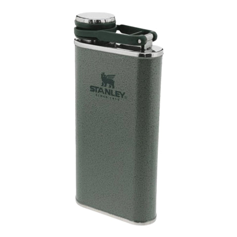Classic Flask Easy Fill Wide Mouth Flask - 230ml Green