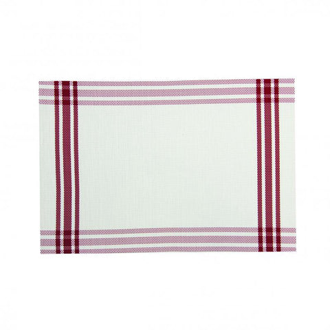 Stuart Placemat 30x45cm Red