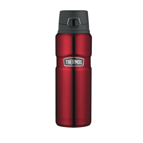 710Ml Stainless King Vacuum Insulated Bottle With Flip Lid - Red