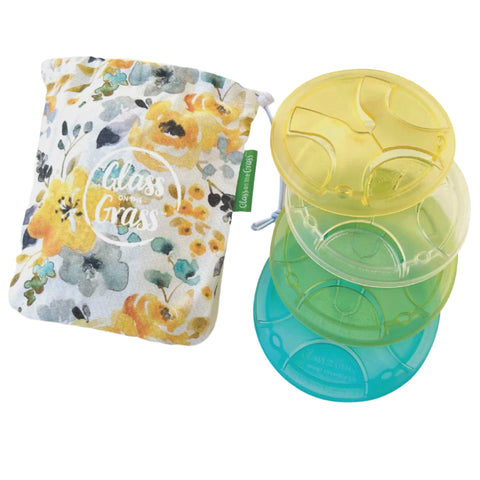 Limited Edition Resin Coasters 4 Pack - Sunny
