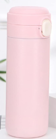 400Ml Thermos Stainless Steel Vacuum Insulated Drink Bottle - Cream