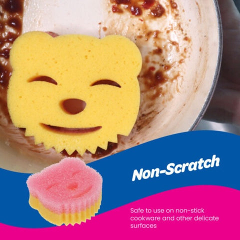 Scrubtastic Scrub & Wipe Sponge DUO  2 Pack