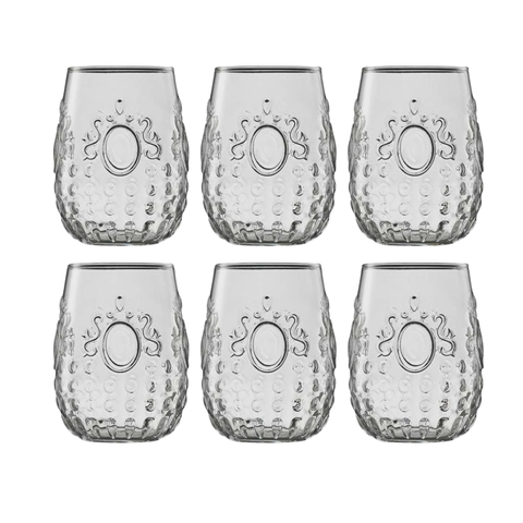 Ecology Marie Stemless Wine Glasses 490ml Set of 6