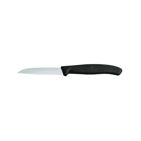 Swiss Classic Paring Knife, 8cm, Drop Point, Wavy Edge - 2 Colors